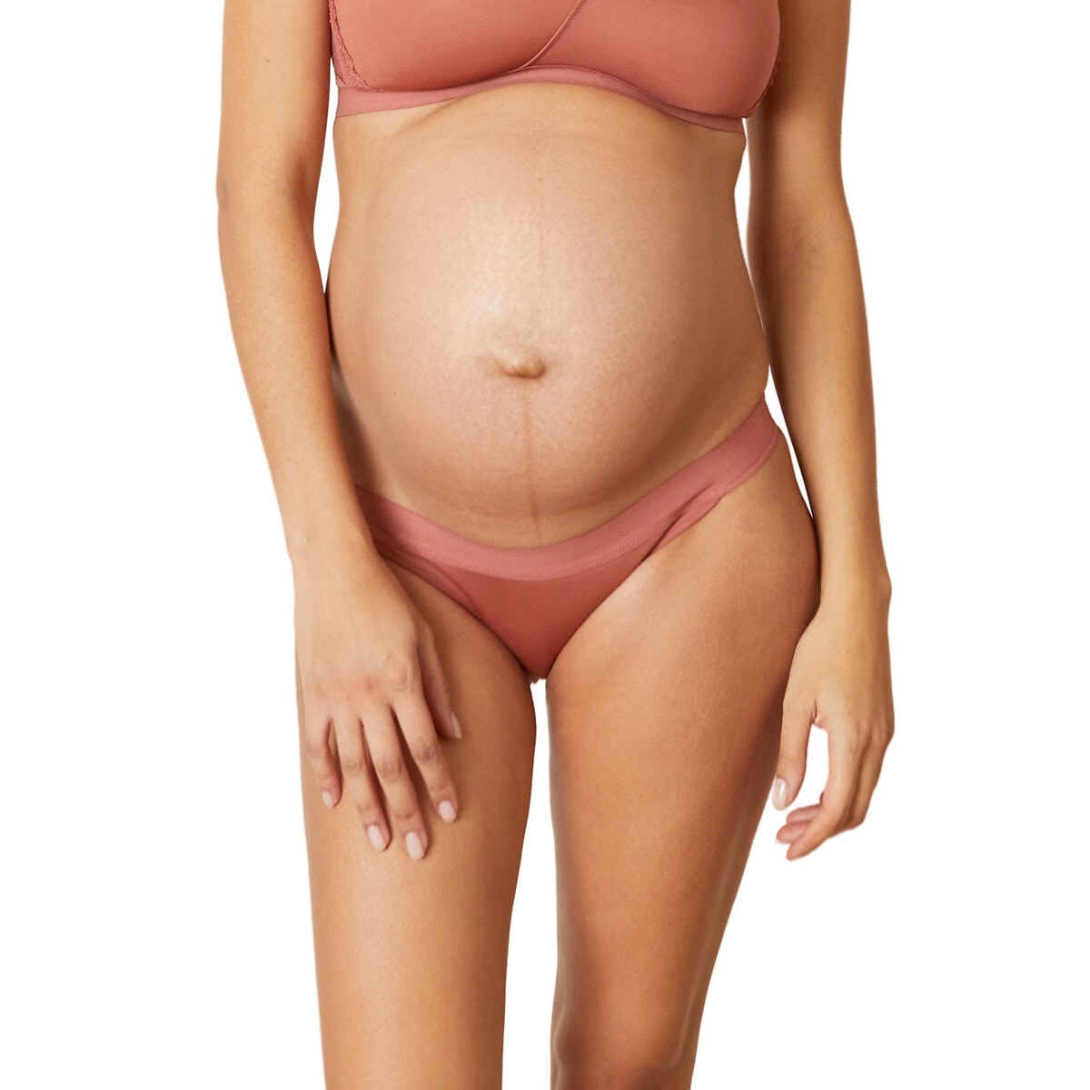 Culotte de grossesse Serena terracotta, CACHE COEUR