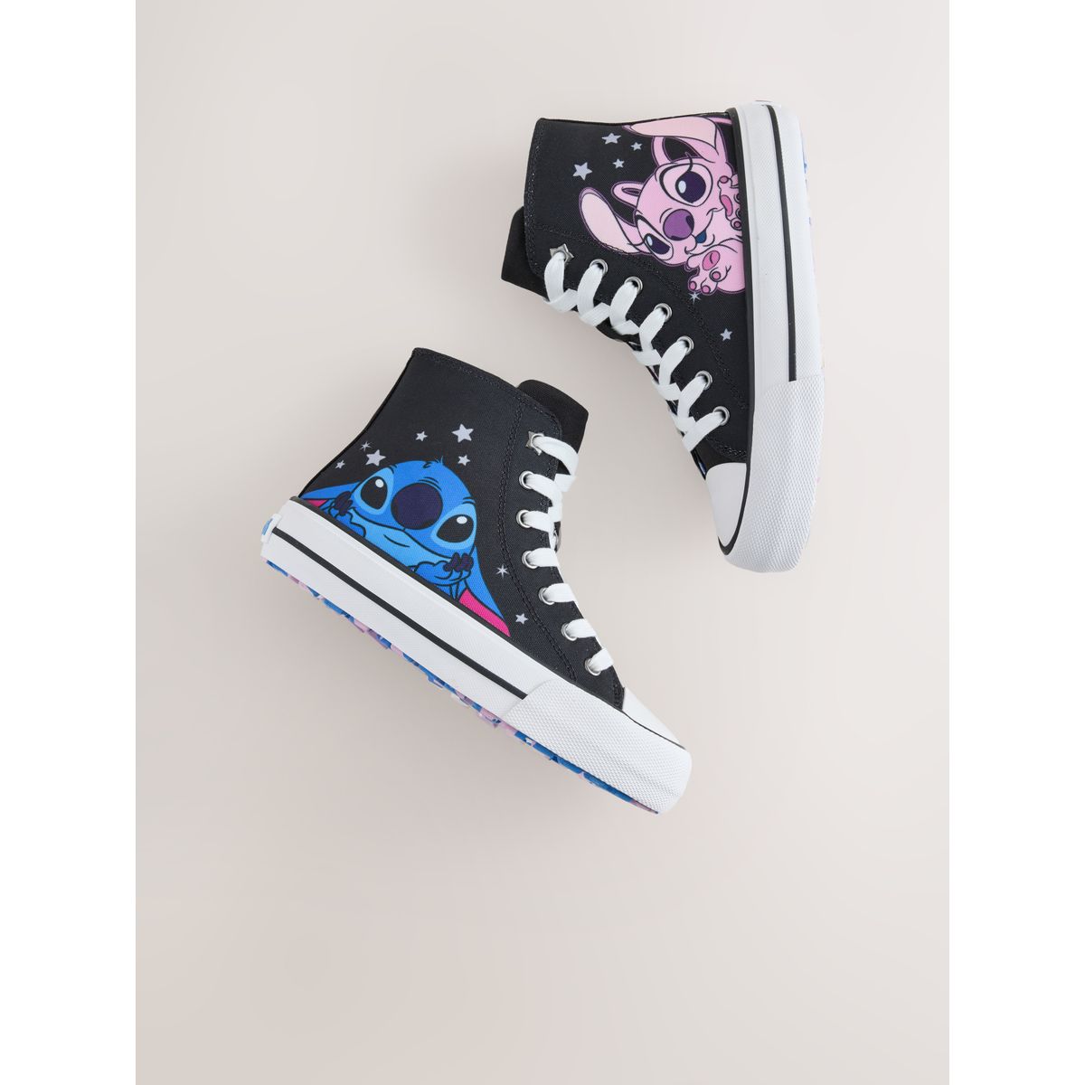 Baskets montantes lilo & stitch noir, NEXT