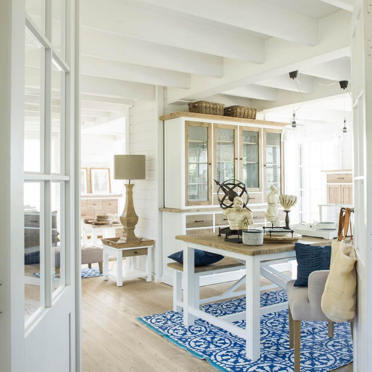 Table rectangulaire - RIVAGES blanc, INTERIOR'S