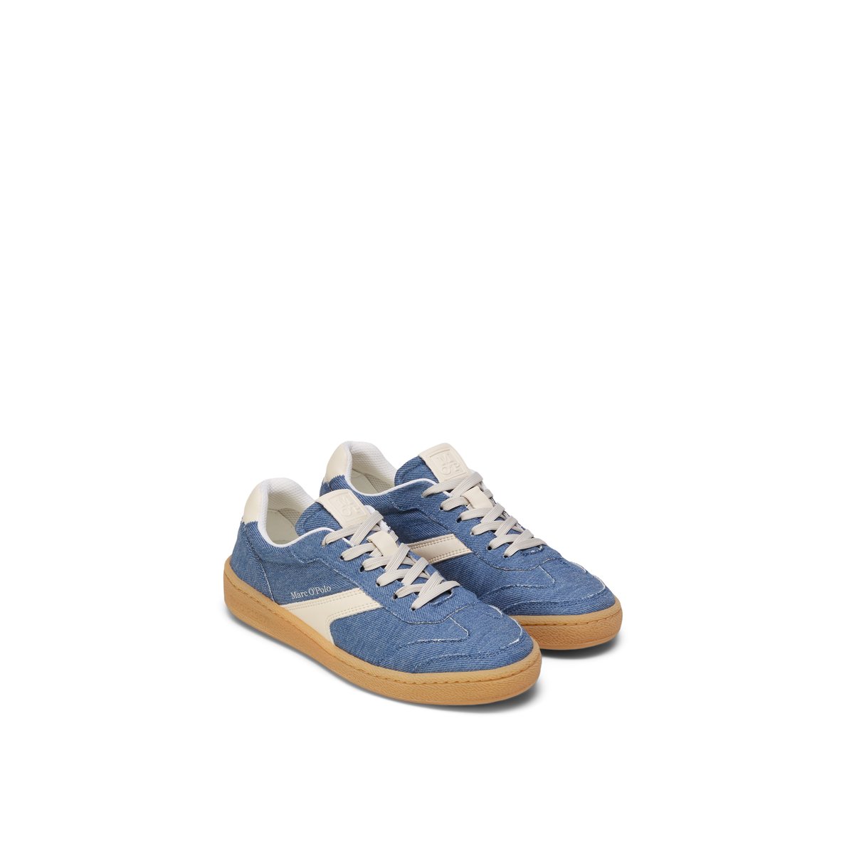 Baskets de cour en denim bleu foncé, MARC O'POLO