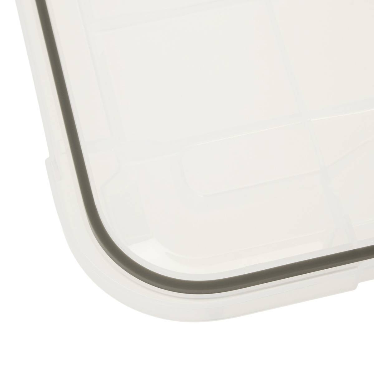 Boîte de rangement à clip 75L PROTECT+ transparent, 5FIVE SIMPLY SMART