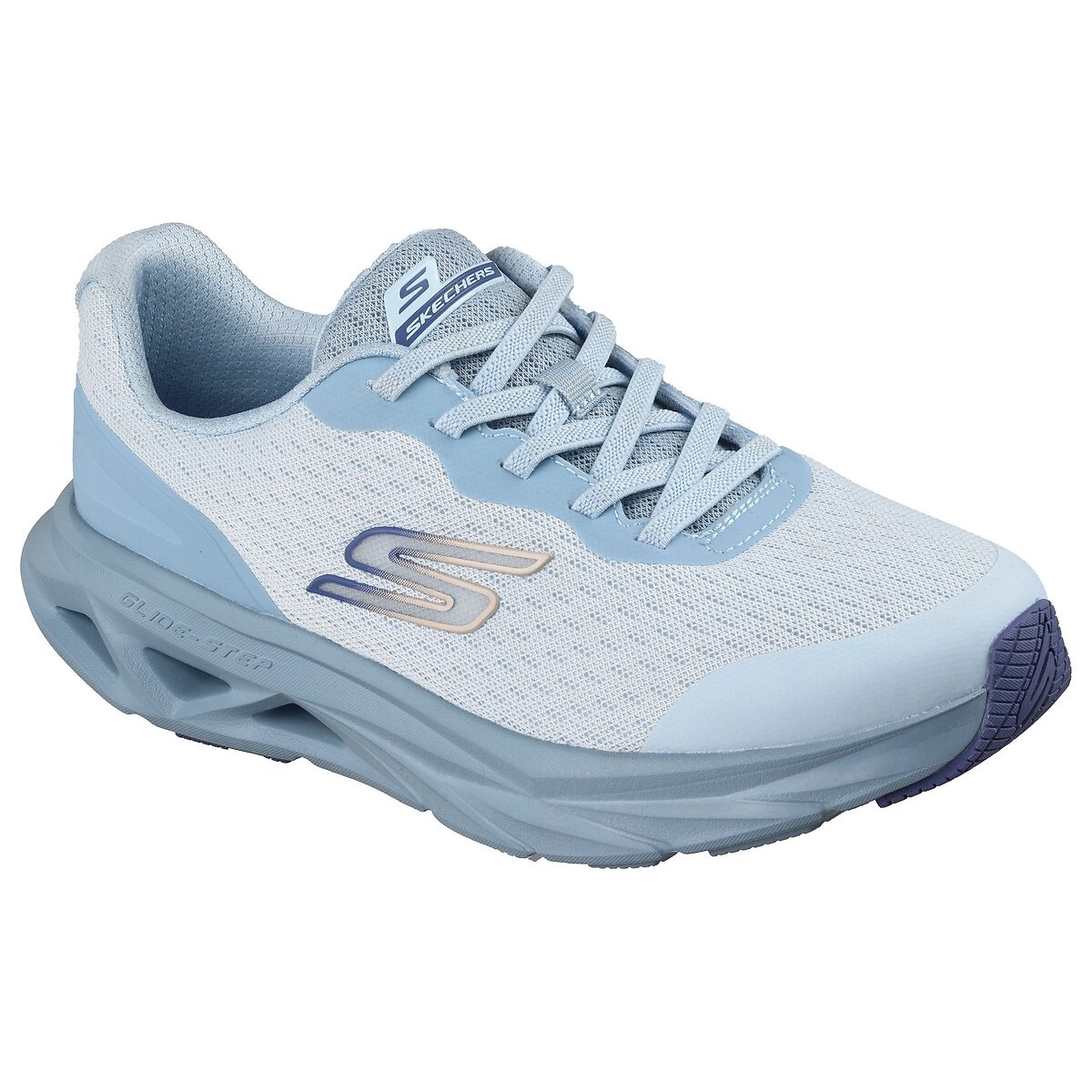Baskets Glide-Step Vortex - Avalin bleu clair, SKECHERS