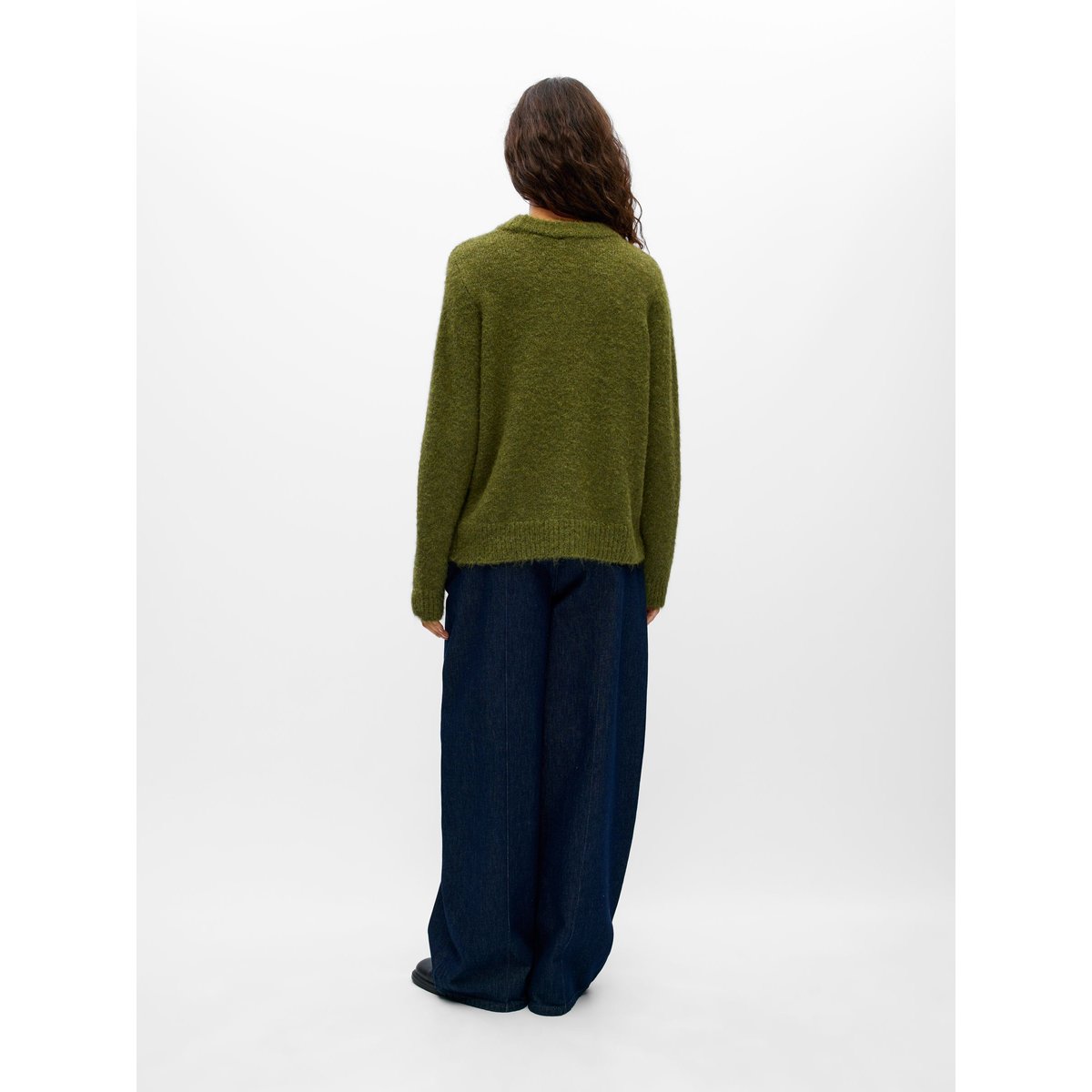 Pull En Maille jaune - martini olive1, OBJECT