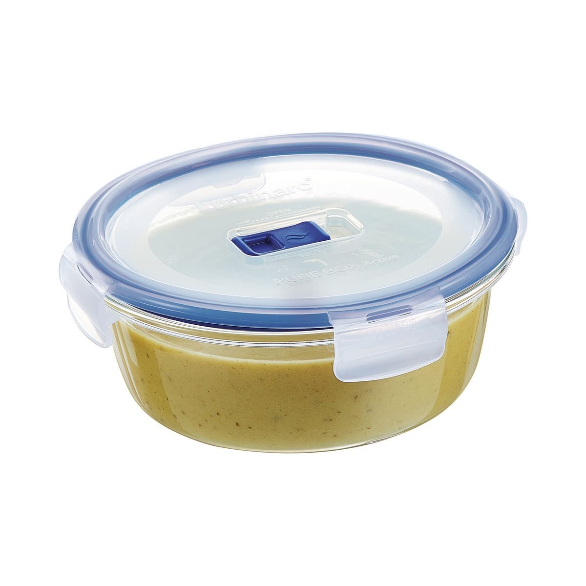 Boite ronde en verre 92cL -PURE BOX ACTIVE transparent, LUMINARC