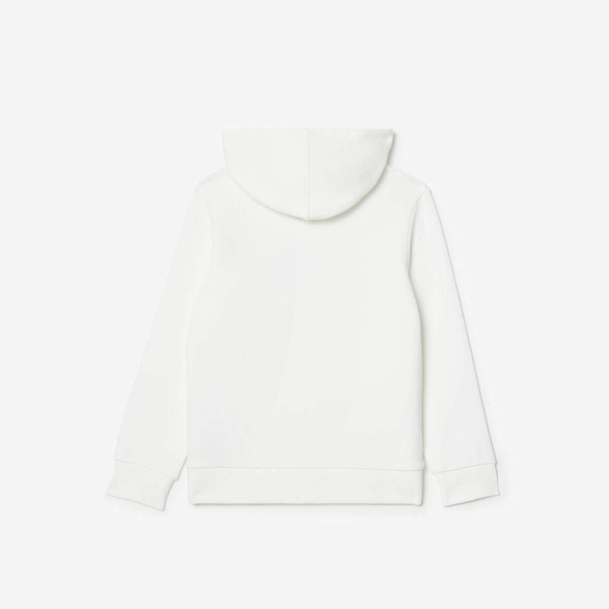 Sweatshirt à capuche à signature blanc-70v, LACOSTE