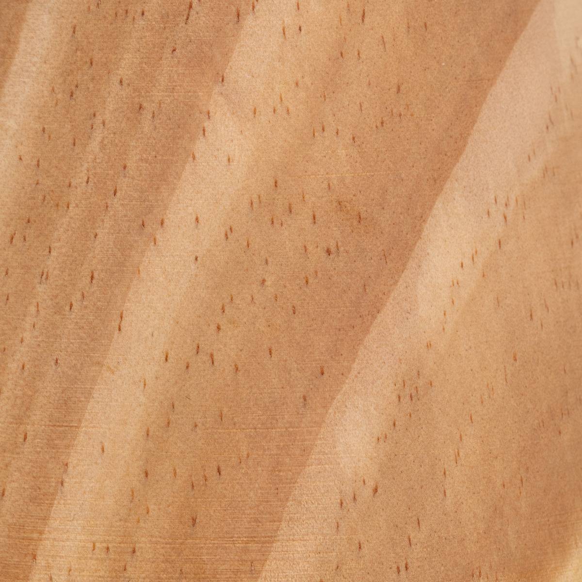 Lampe à poser verre cannelé et bois TRAVIS blanc, ATMOSPHERA