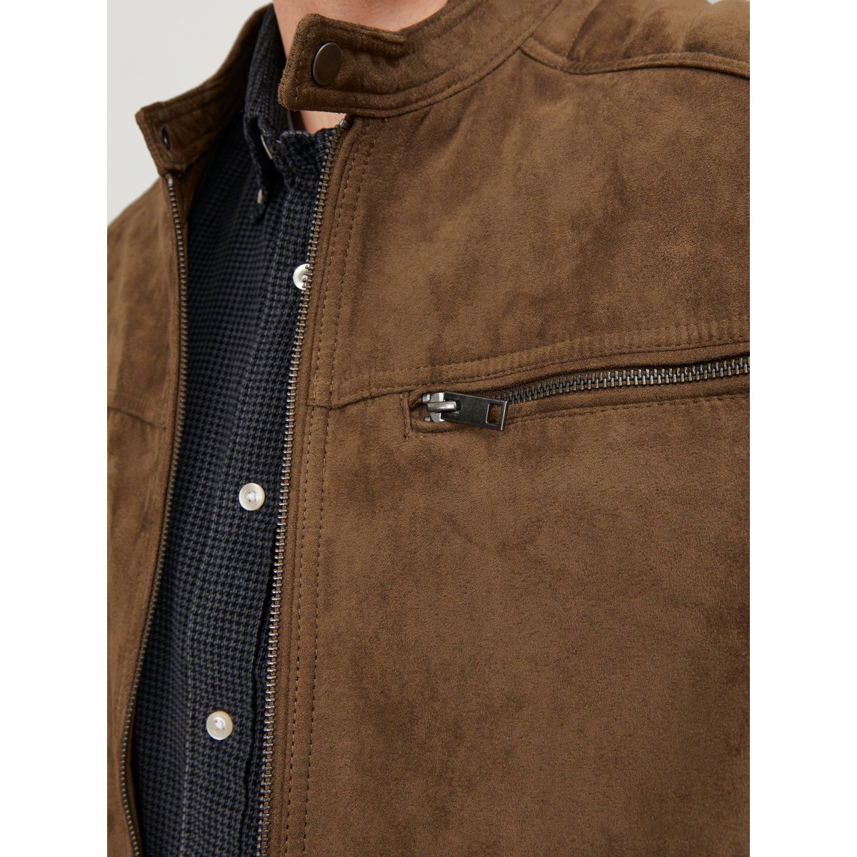 Veste De Motard En Simili-Cuir cognac, JACK & JONES