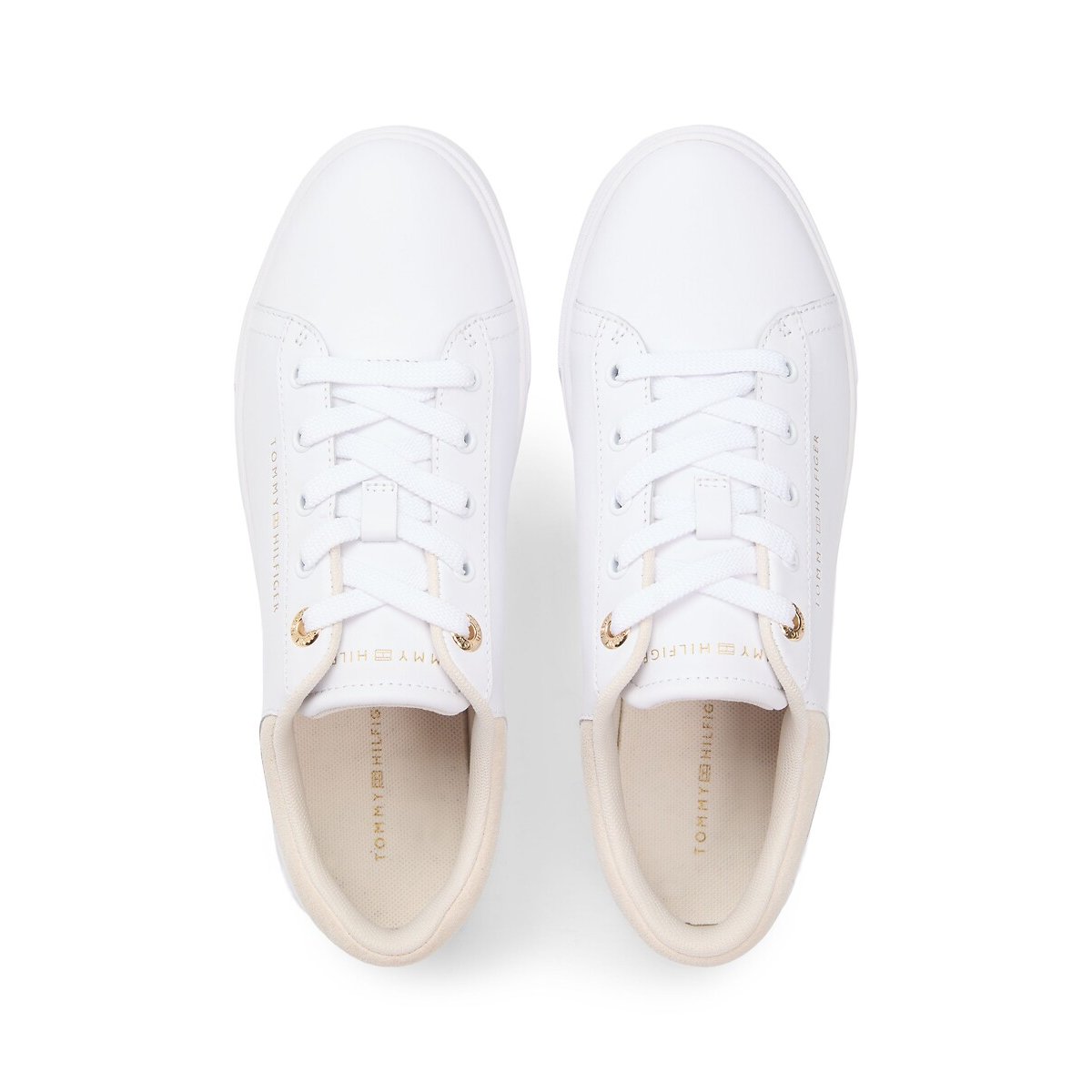 Casual Cupsole Trainers white, TOMMY HILFIGER
