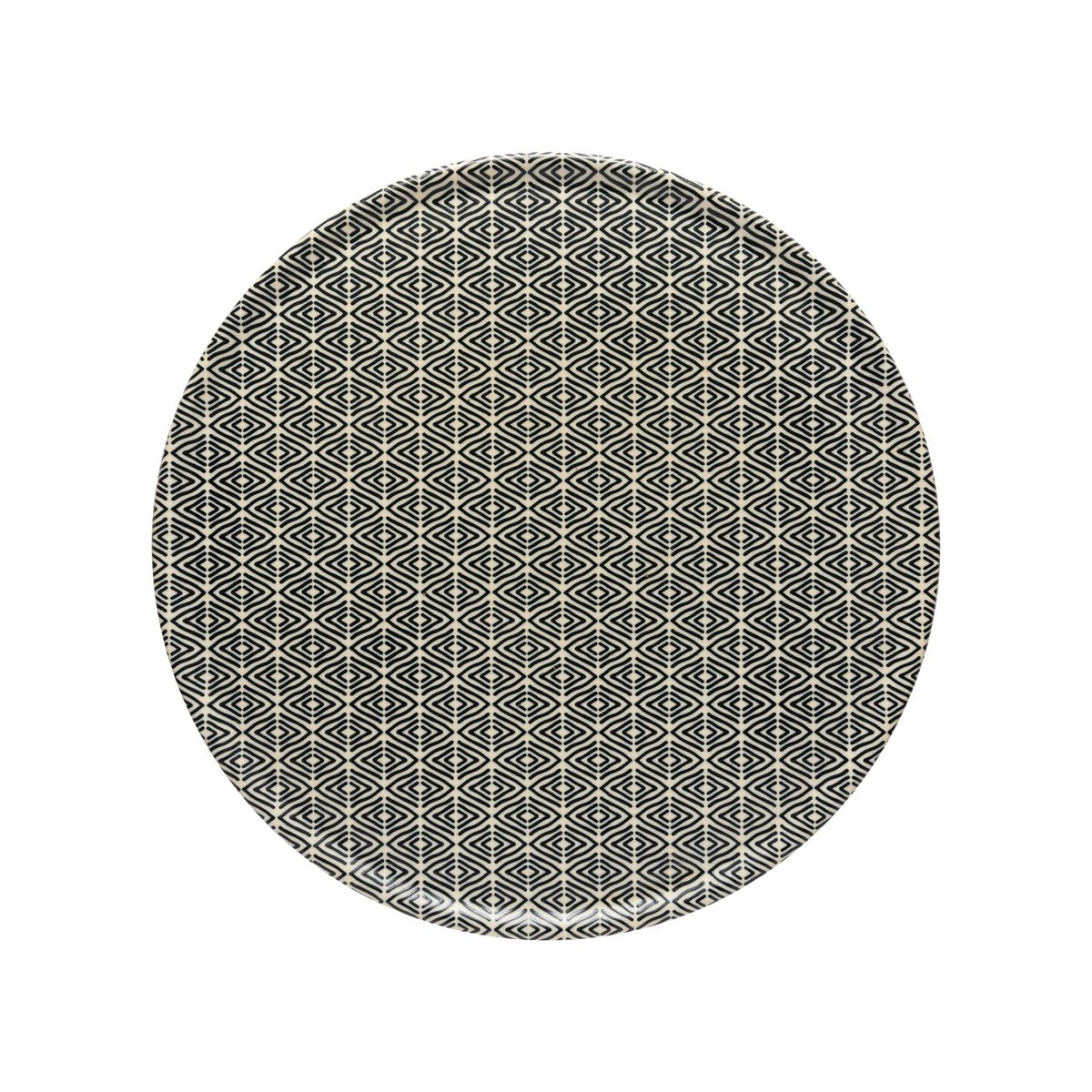 Assiette servir 32 AUGUSTA diamond weave, COSTA NOVA