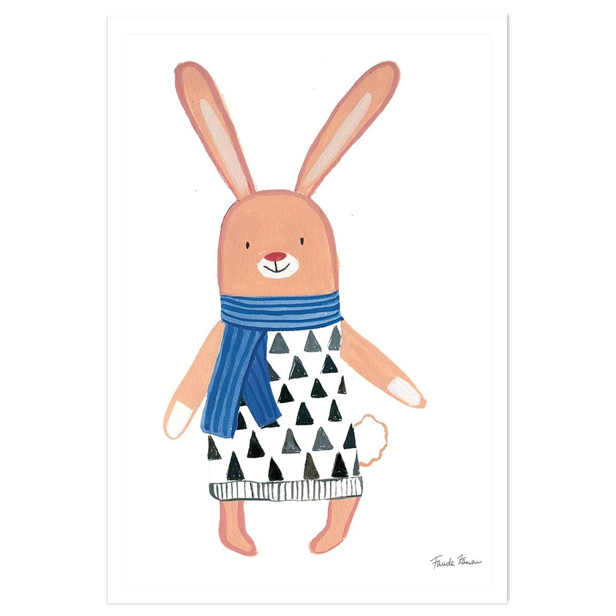 Affiche enfant copains de quartier affiche seule, HEXOA