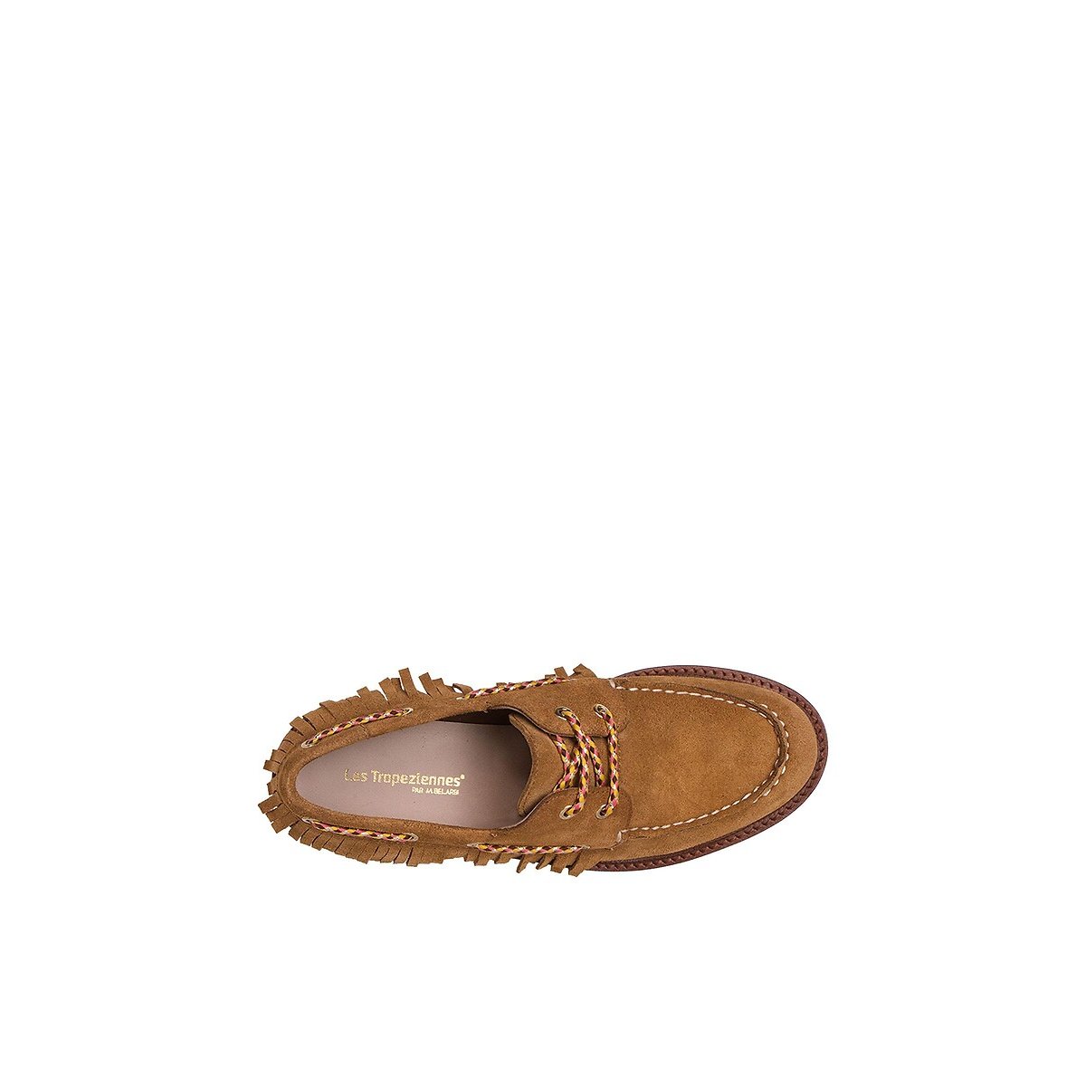 Scarpe da barca in pelle scamosciata, VEDDY cammello, LES TROPEZIENNES PAR M.BELARBI
