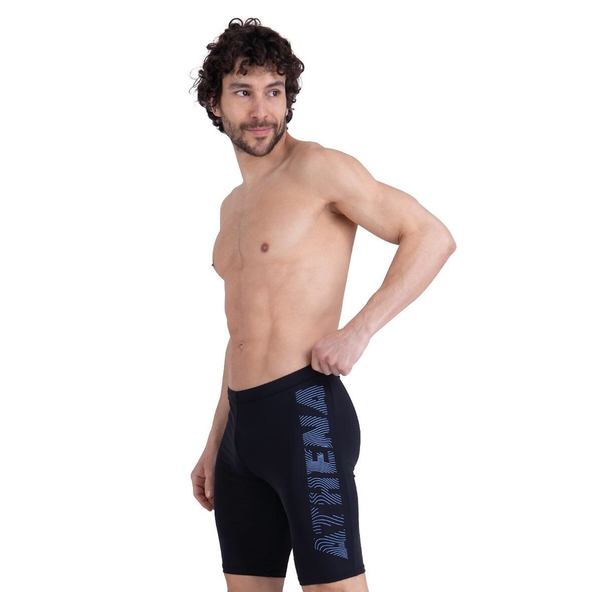 Jammer de bain sport noir, ATHENA
