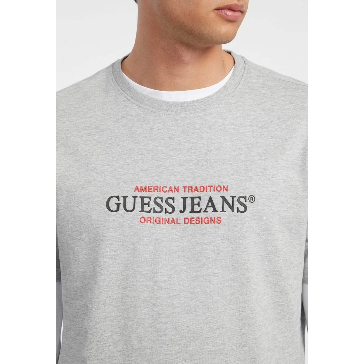 T-Shirt American Tradition gris, GUESS JEANS