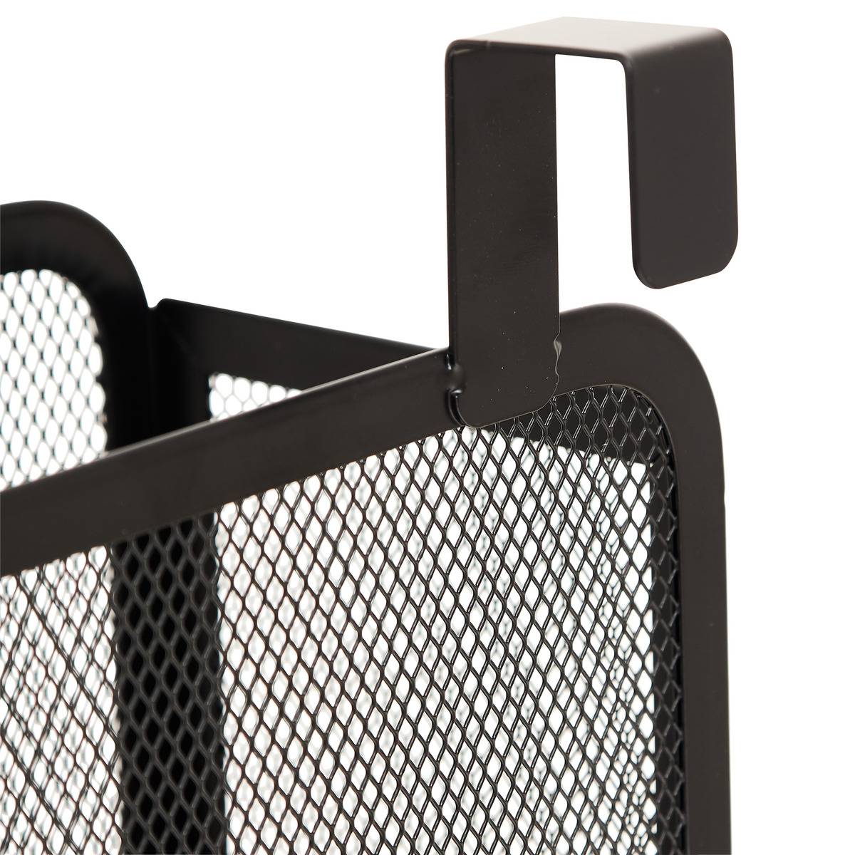 Étagère suspendue à crochets en acier SPACY noir, 5FIVE SIMPLY SMART