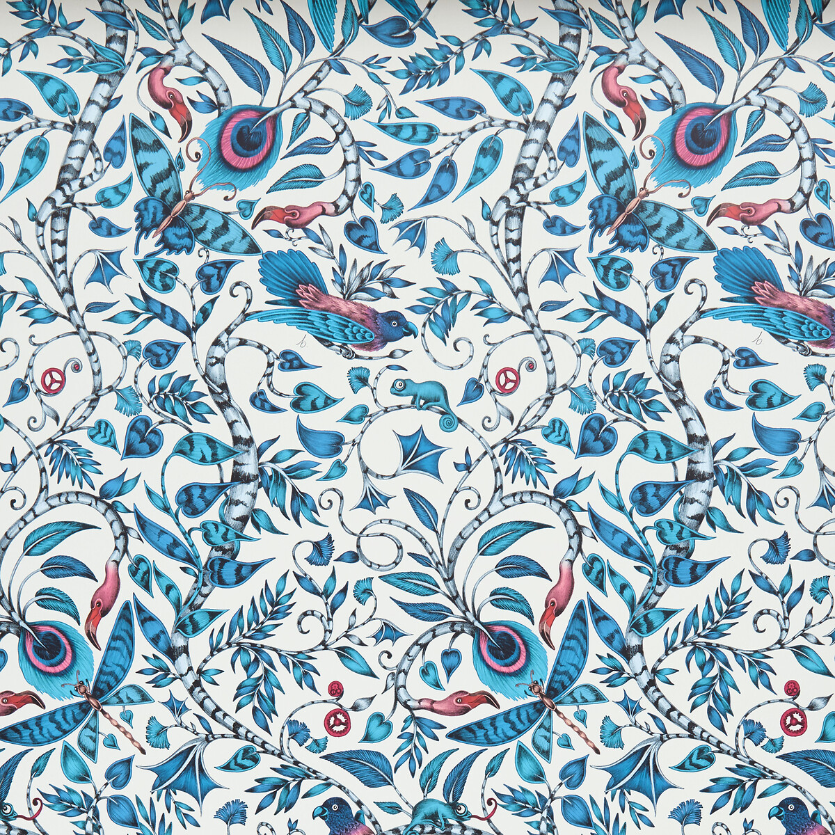 Rousseau Wallpaper blue, EMMA J SHIPLEY