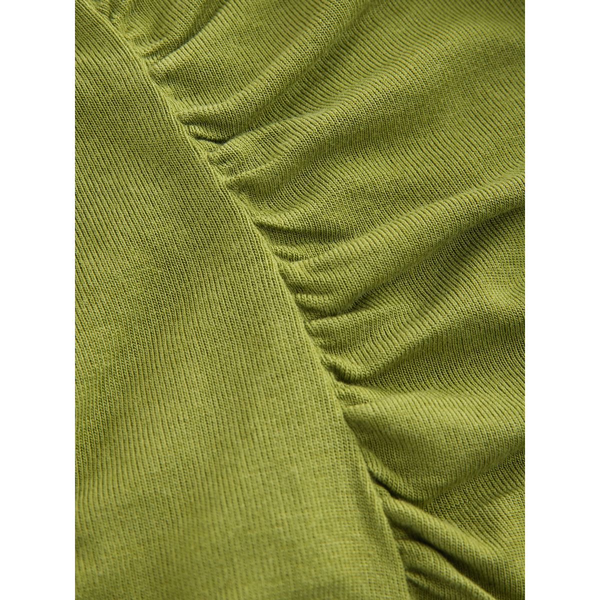 Haut en laine à manches longues et foulard vert, NEXT