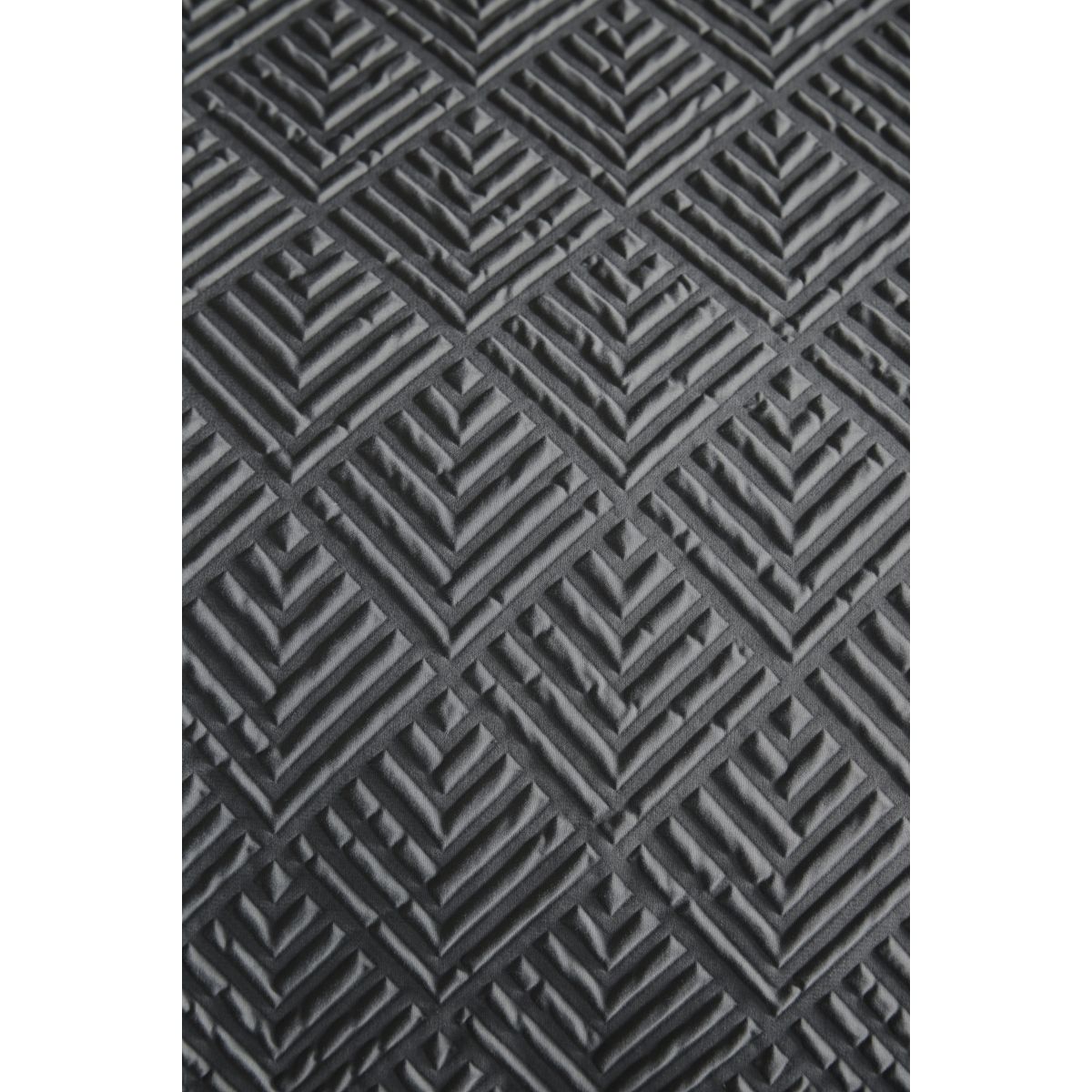 Housse de couette géométrique gris anthracite, NEXT
