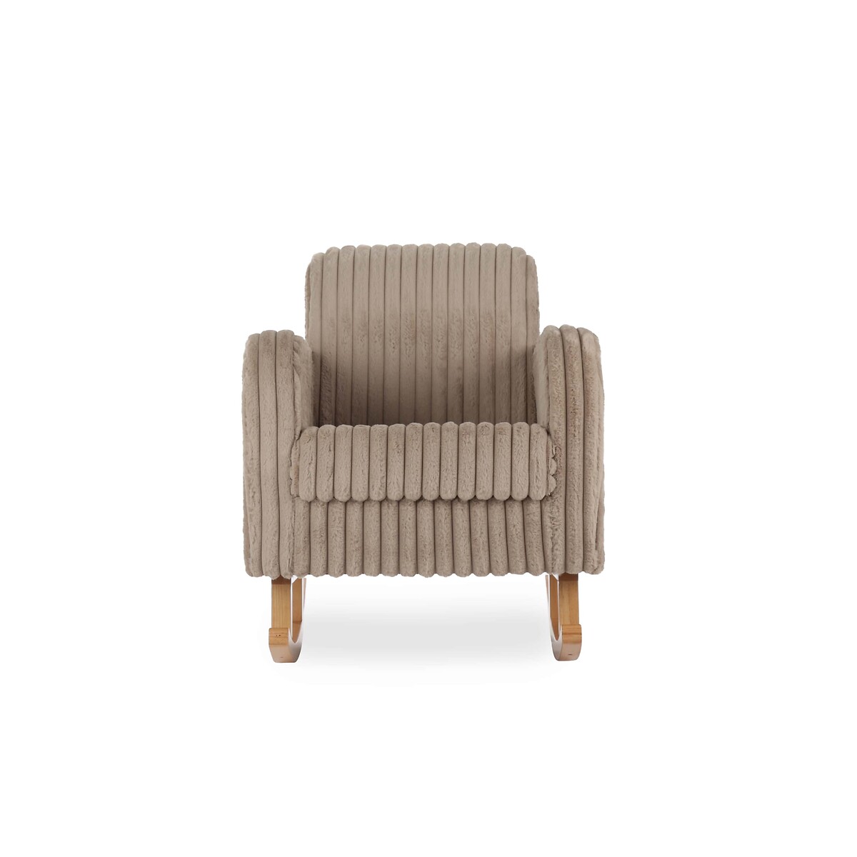 Etta Faux Fur Nursing Chair mink, CUDDLECO