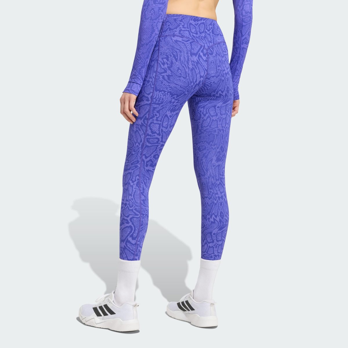 Legging 7/8 Serpent Optime Primelift Legging 7/8 Serpent Optime Primelift solar purple / pure purple, adidas Performance