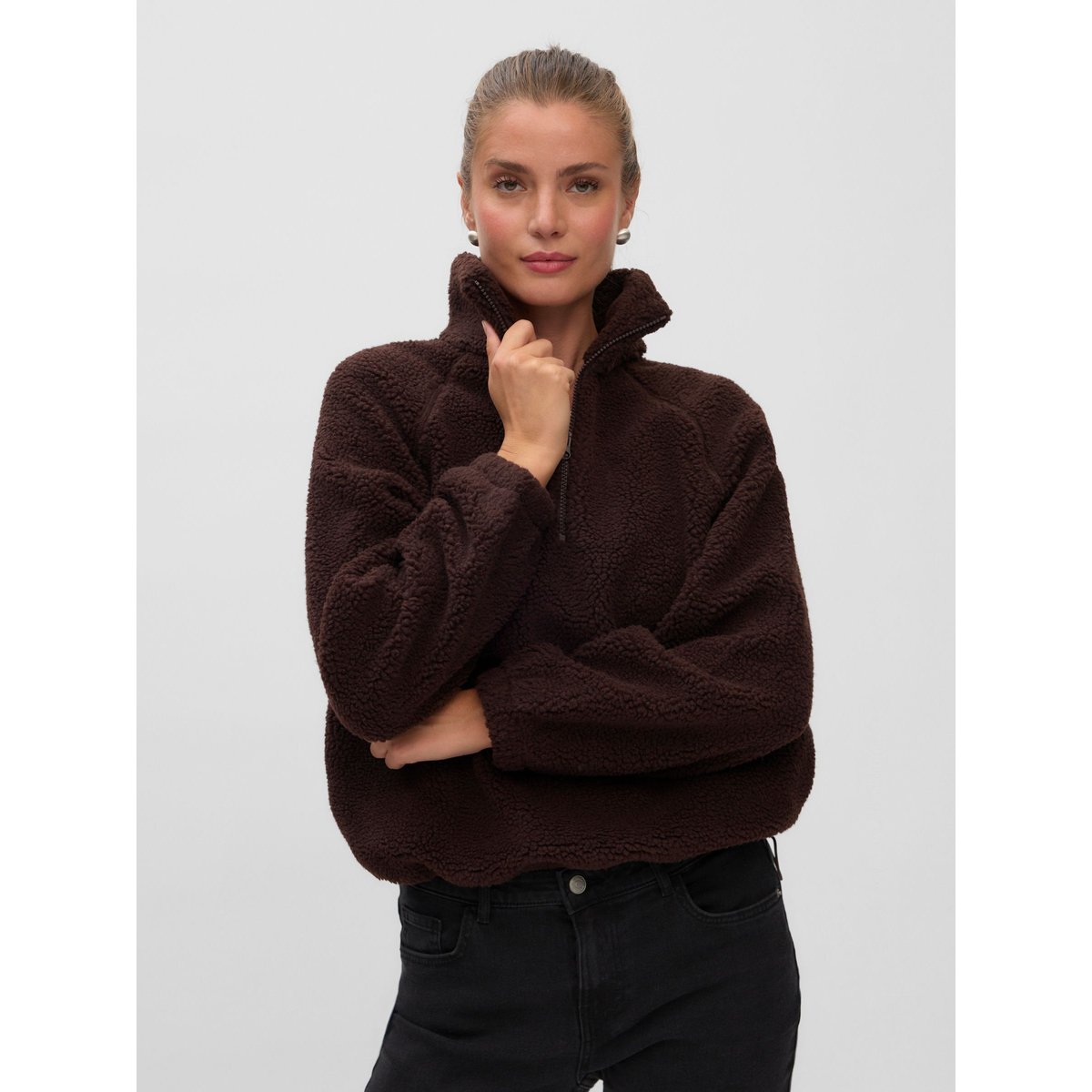Anorak black coffee, VERO MODA