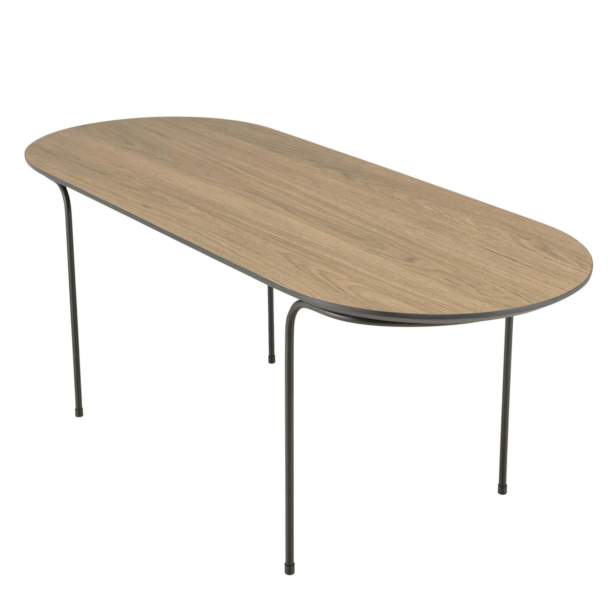 Table basse ovale effet bois LANDAISE bois naturel, PIER IMPORT