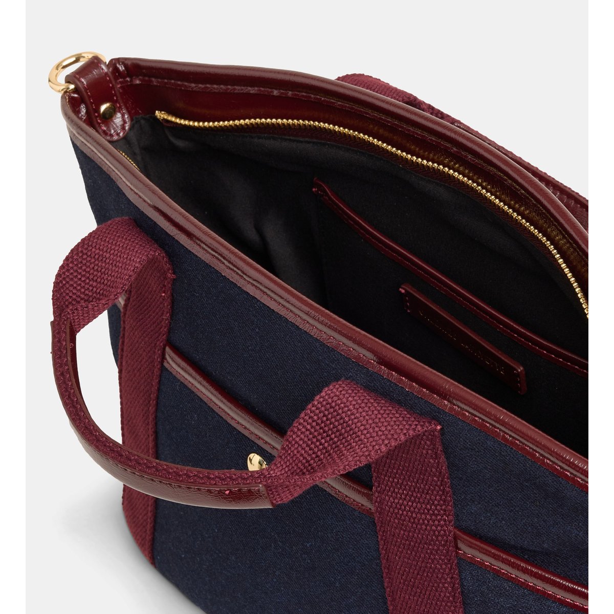 Sac cabas maggy jean prune, GALERIES LAFAYETTE