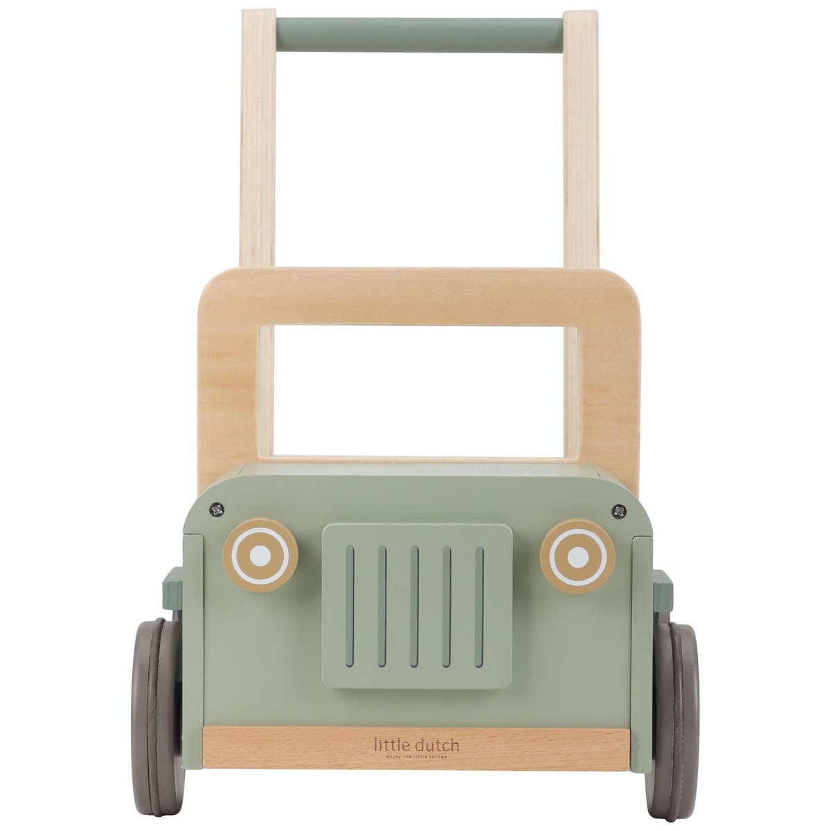 Chariot Voiture de Safari vert, multicolore, bois, LITTLE DUTCH