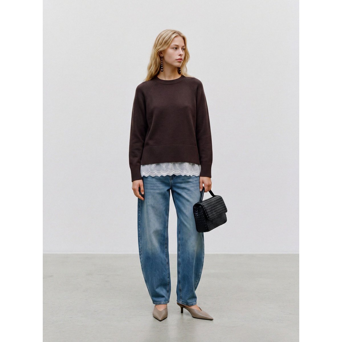 Pull En Maille chocolate torte, VERO MODA
