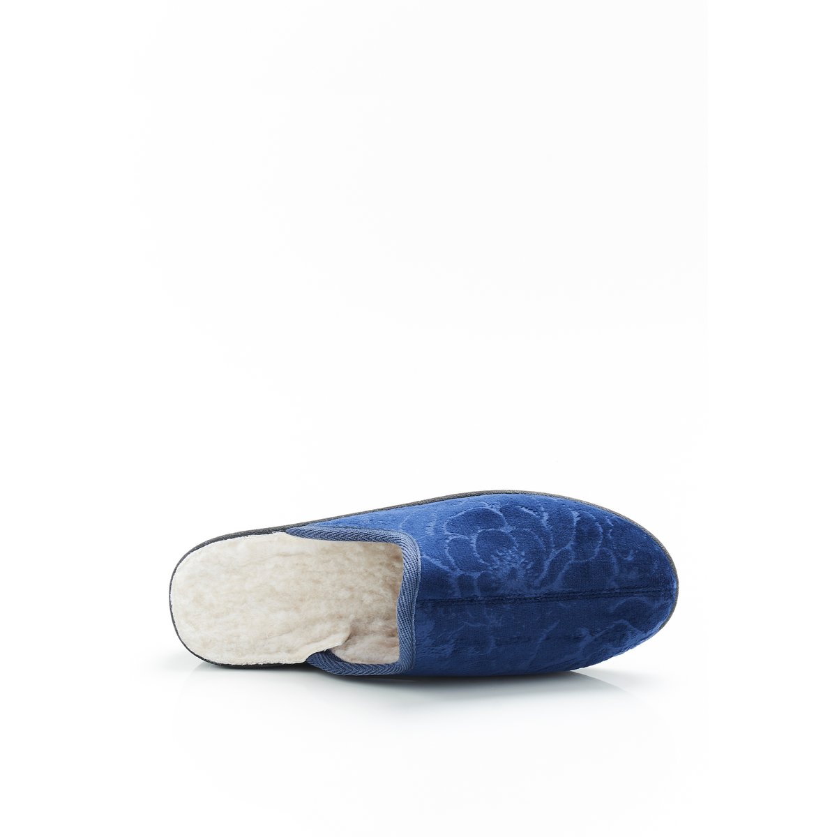 Mules Thermolactyl effet texturé bleu marine, DAMART