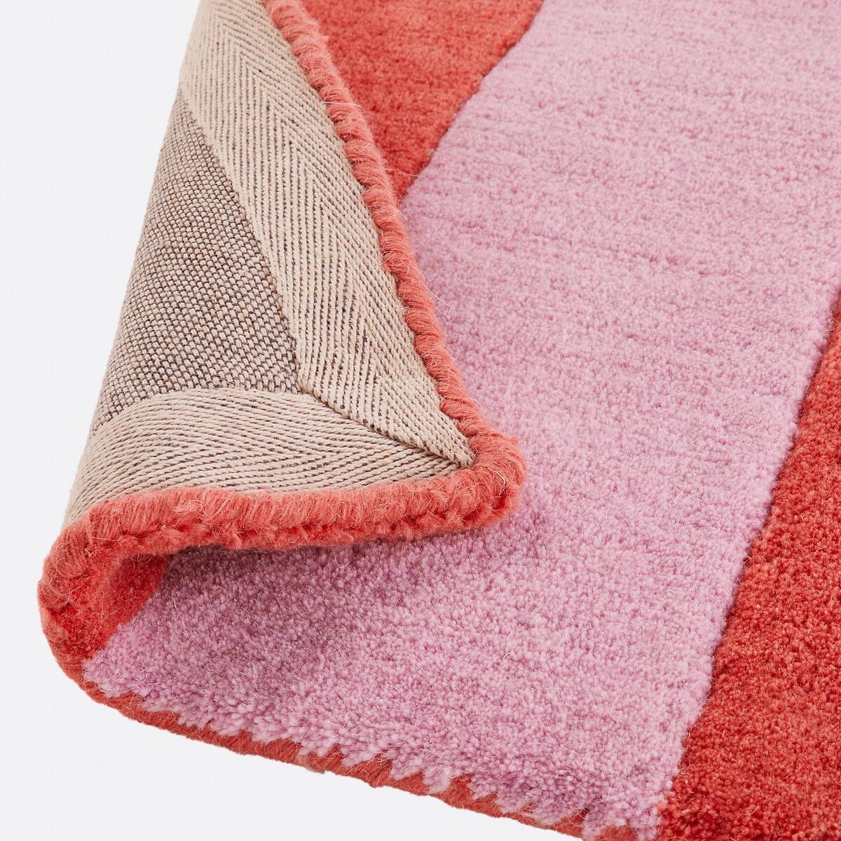 Tapis 100% laine, Rohana jaune/rouge, LA REDOUTE INTERIEURS