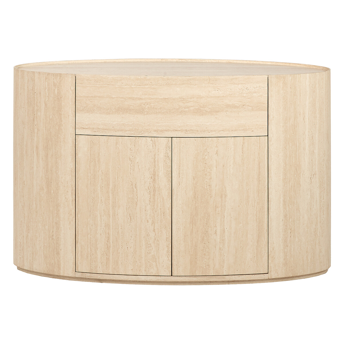 Tazio 2-Door Faux Travertine Sideboard travertine, SO'HOME