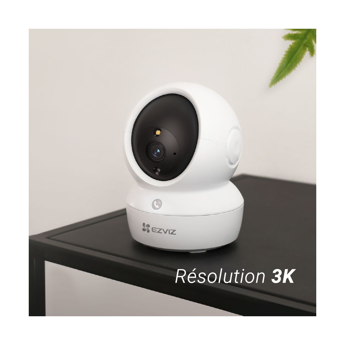 Caméra de surveillance H6C PRO 3K couleur unique, EZVIZ