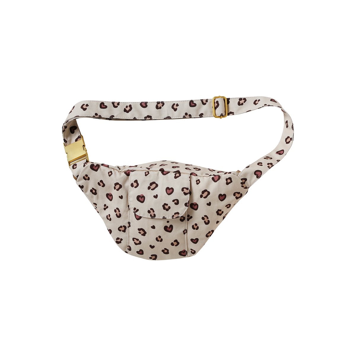 Sac banane Léopard sable, VERTBAUDET