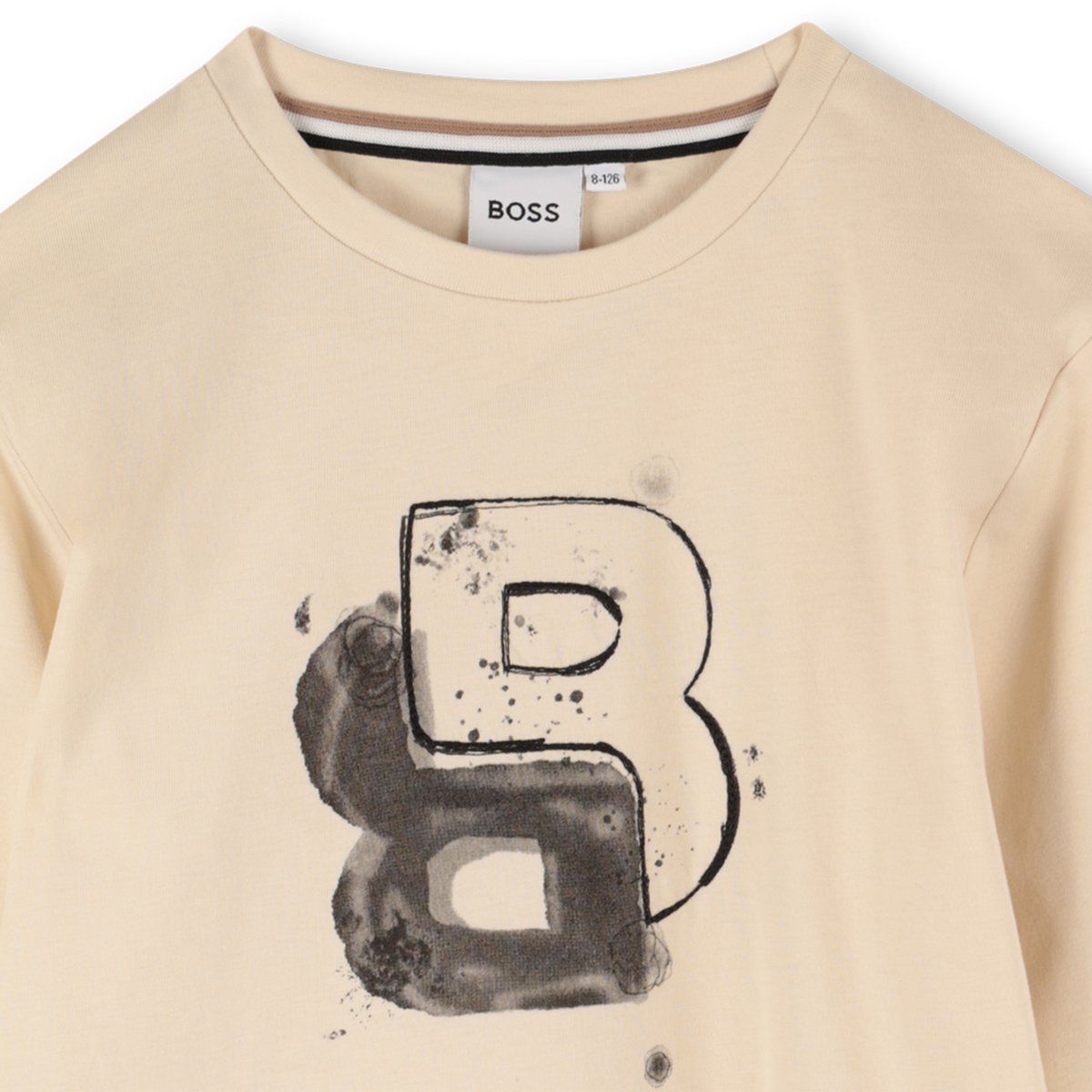 T-shirts à manches longues vanille, BOSS KIDSWEAR