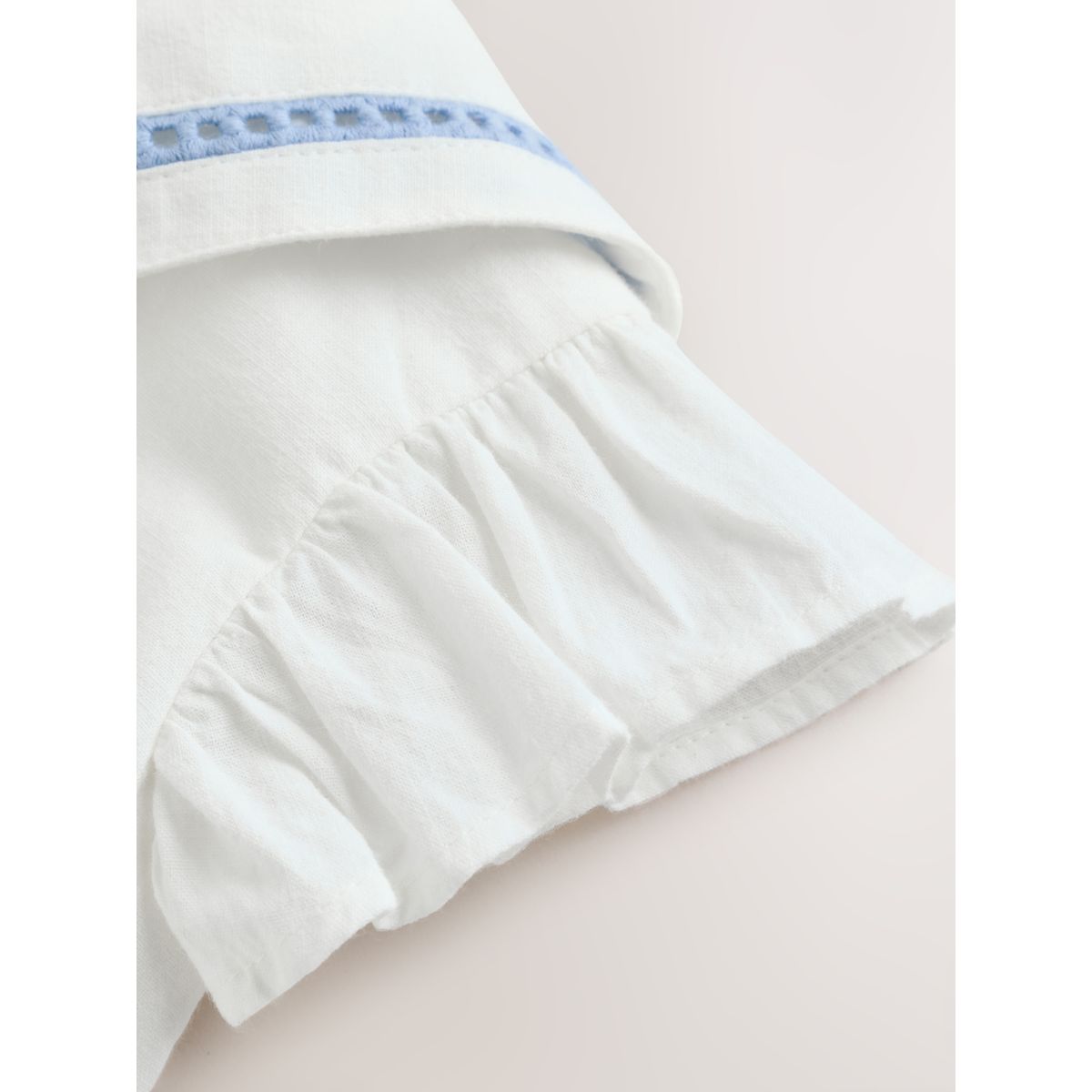 Robe tissée bébé blanc, NEXT