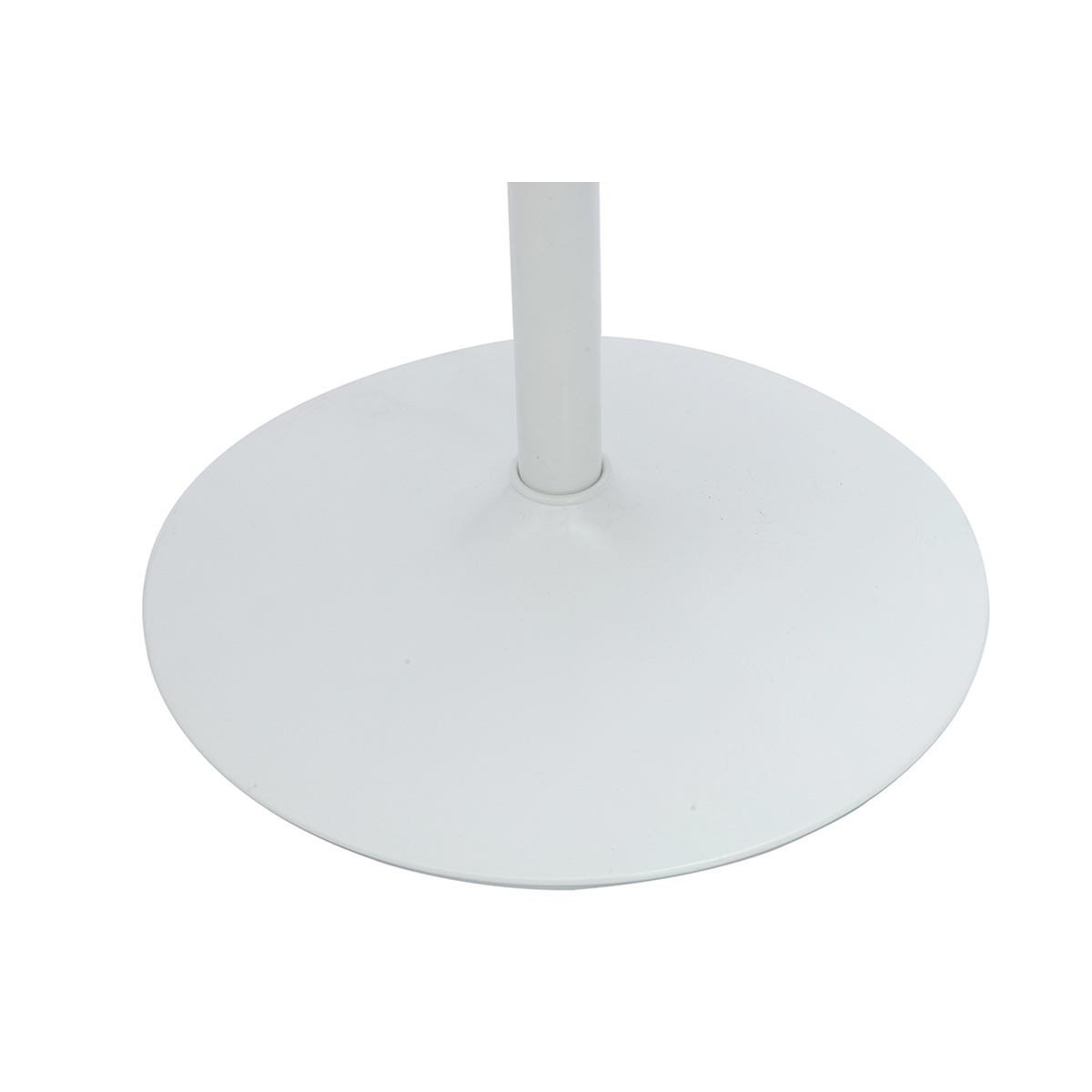 Table à manger design ronde D90 cm CALISTA blanc, MILIBOO