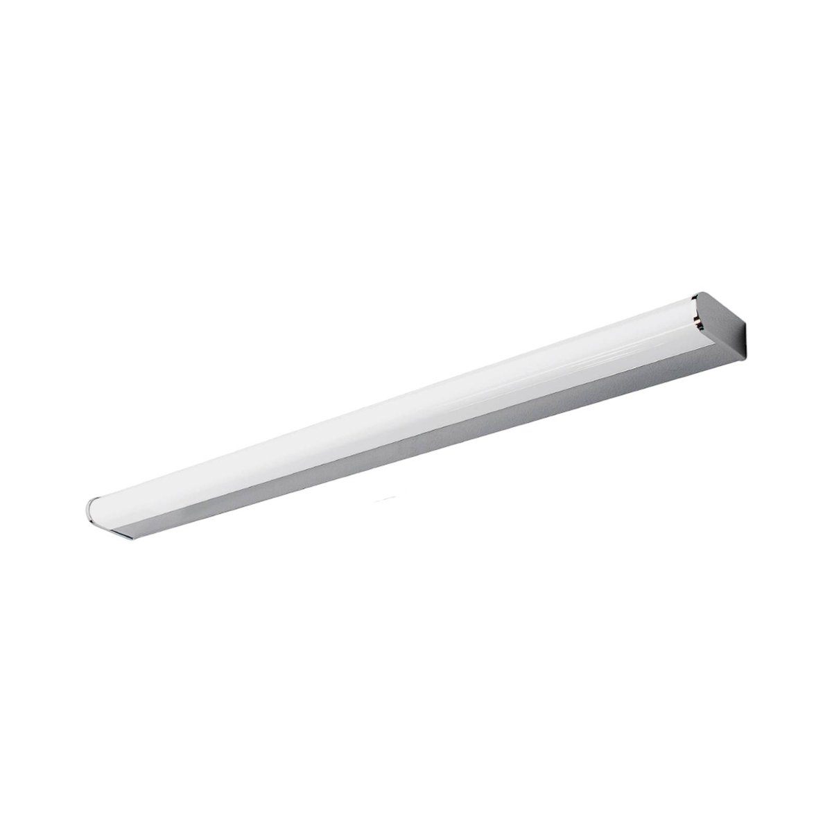 Applique en métal moderneLED, Philippa chrome, blanc, LINDBY