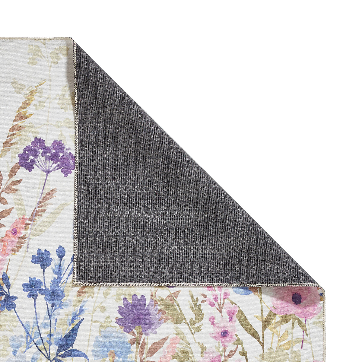Catherine Lansfield Country Floral Floral Washable Rug purple, CATHERINE LANSFIELD