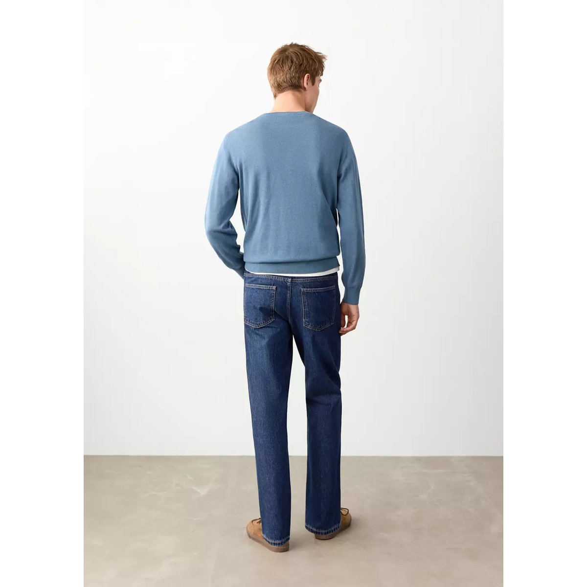 Jean regular-fit bleu foncé, MANGO TEEN