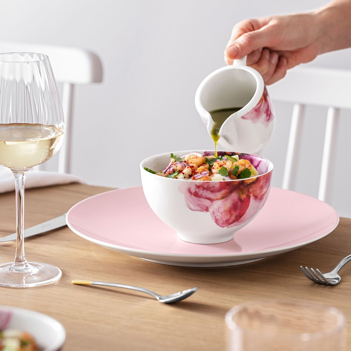 Verre À Vin Blanc, Set 4 Pcs ROSE GARDEN transparent, VILLEROY & BOCH