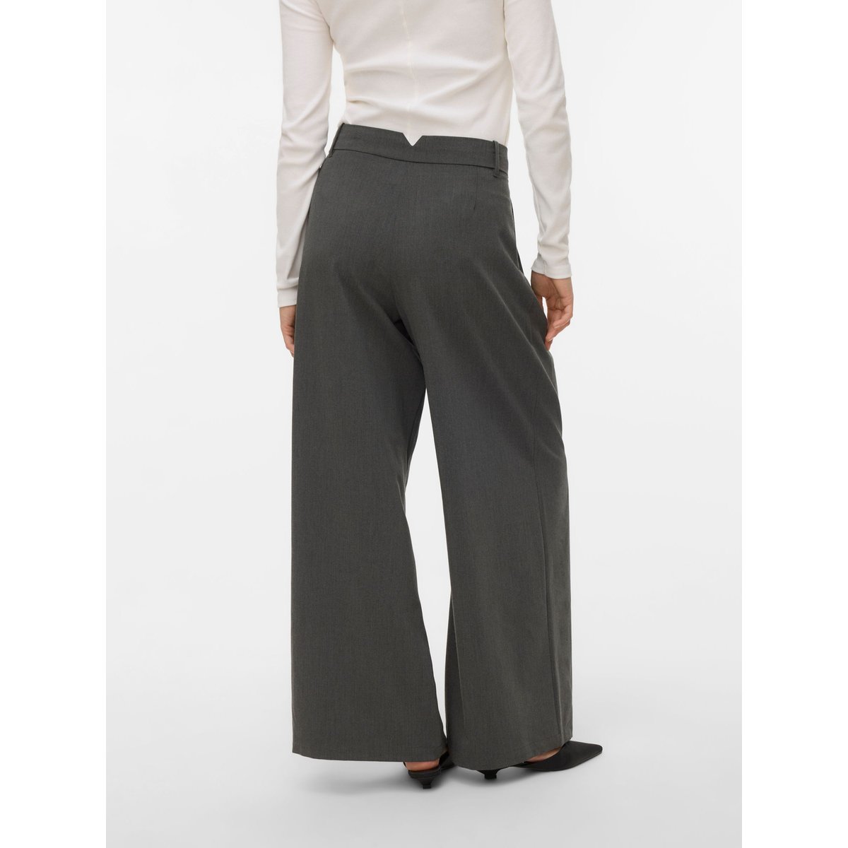 Pantalon De Tailleur dark grey melange, VERO MODA