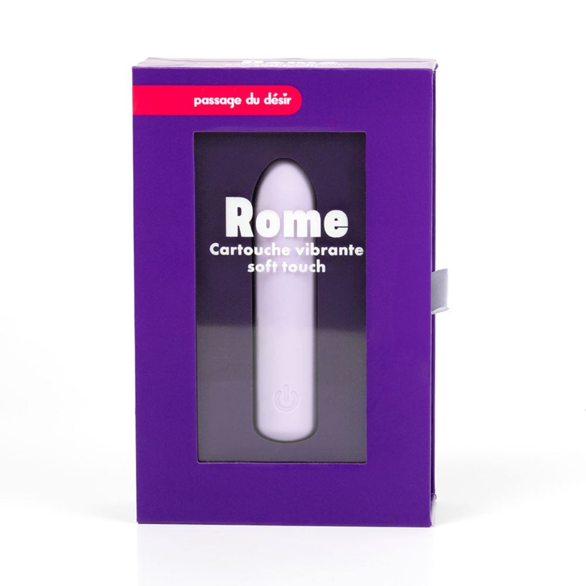 Vibromasseur soft touch Rome violet, PASSAGE DU DESIR