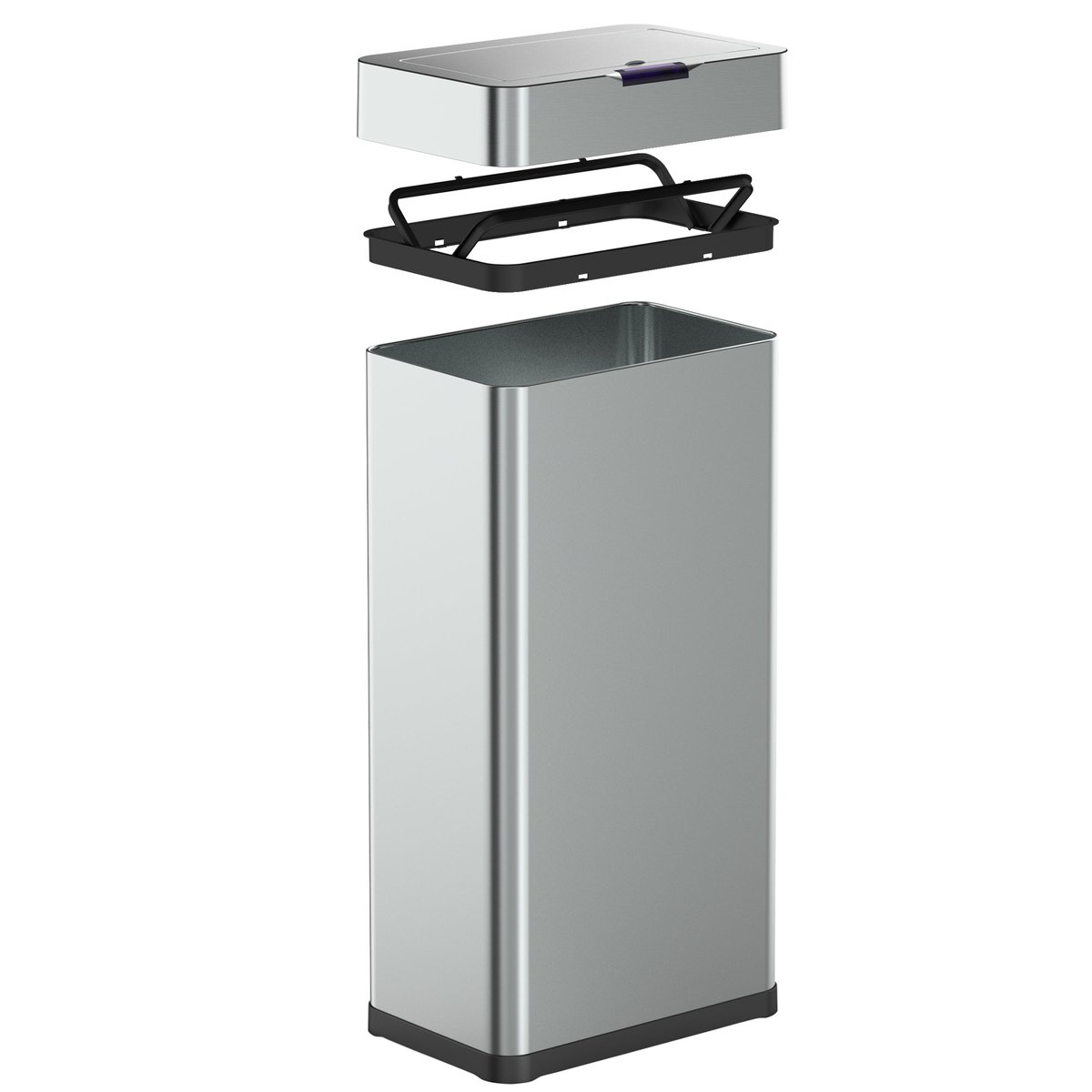 Poubelle de cuisine automatique DAYTONA 90L argent, KITCHEN MOVE