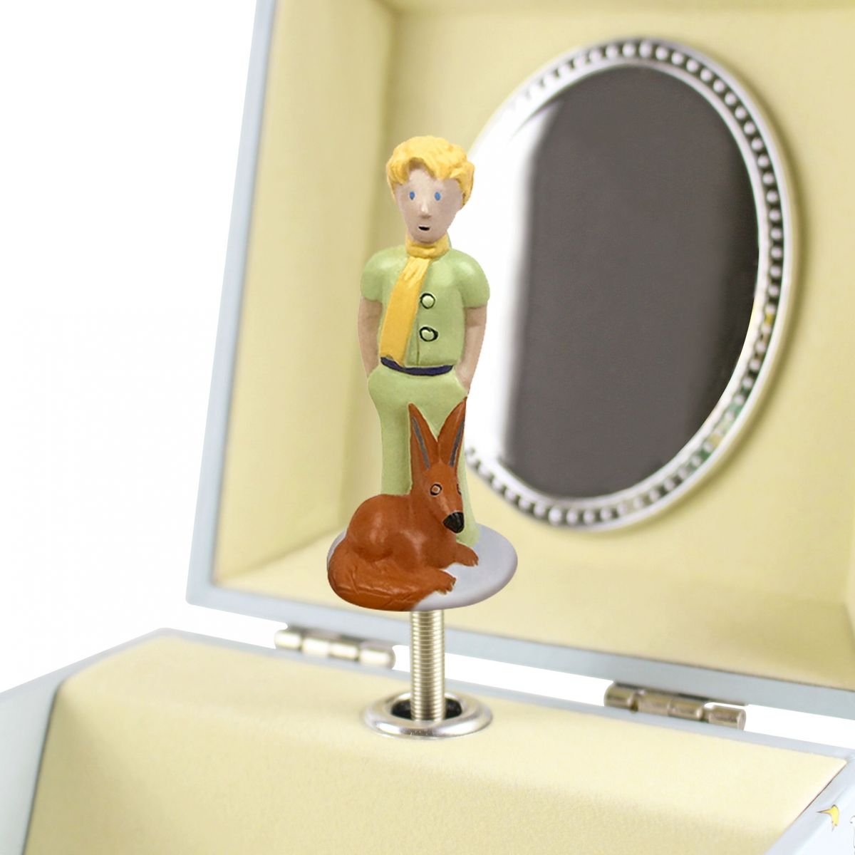 Petite boîte à musique bébé Le Petit Prince et mouton autres, TROUSSELIER