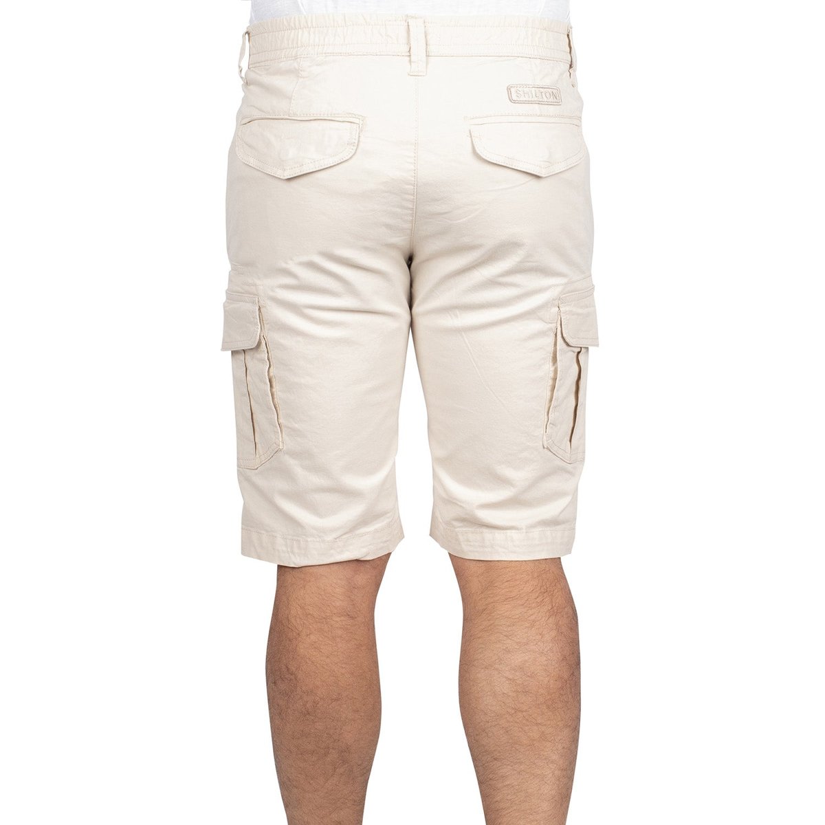 Bermuda cargo 6 poches beige, SHILTON