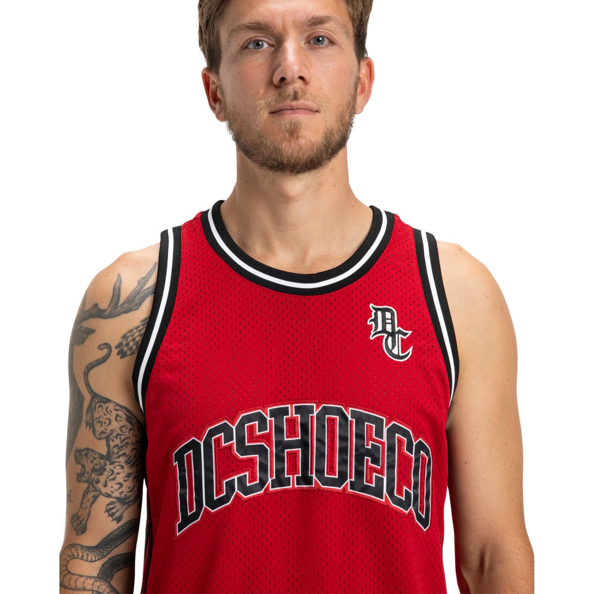 Maillot de basket HOOPS. rouge barbados cherry, DC SHOES