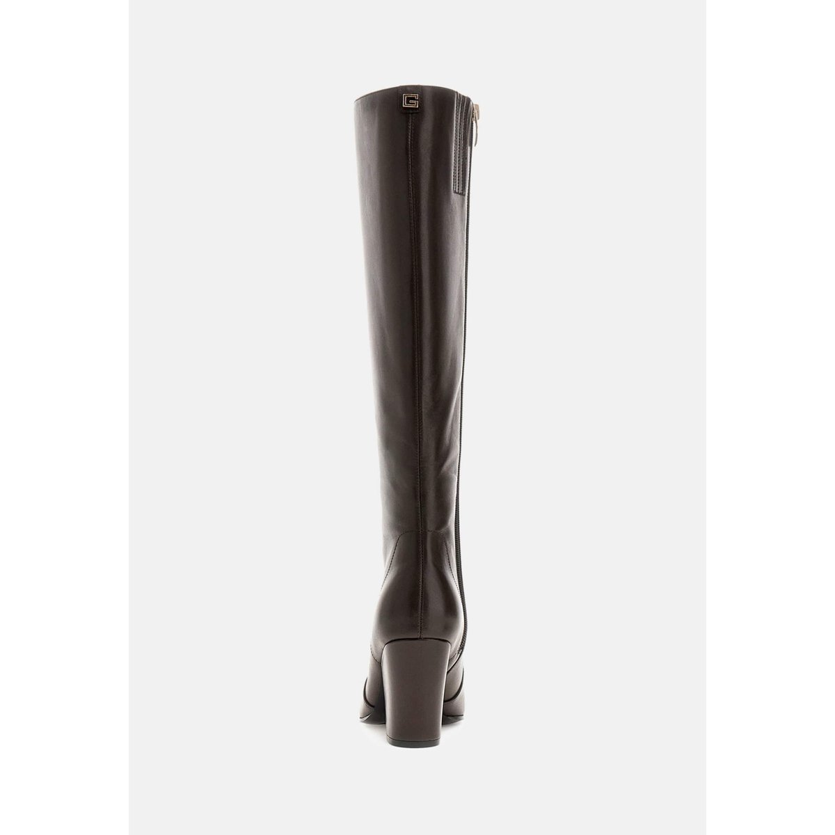 Bottes Nariel Cuir Véritable marron, GUESS