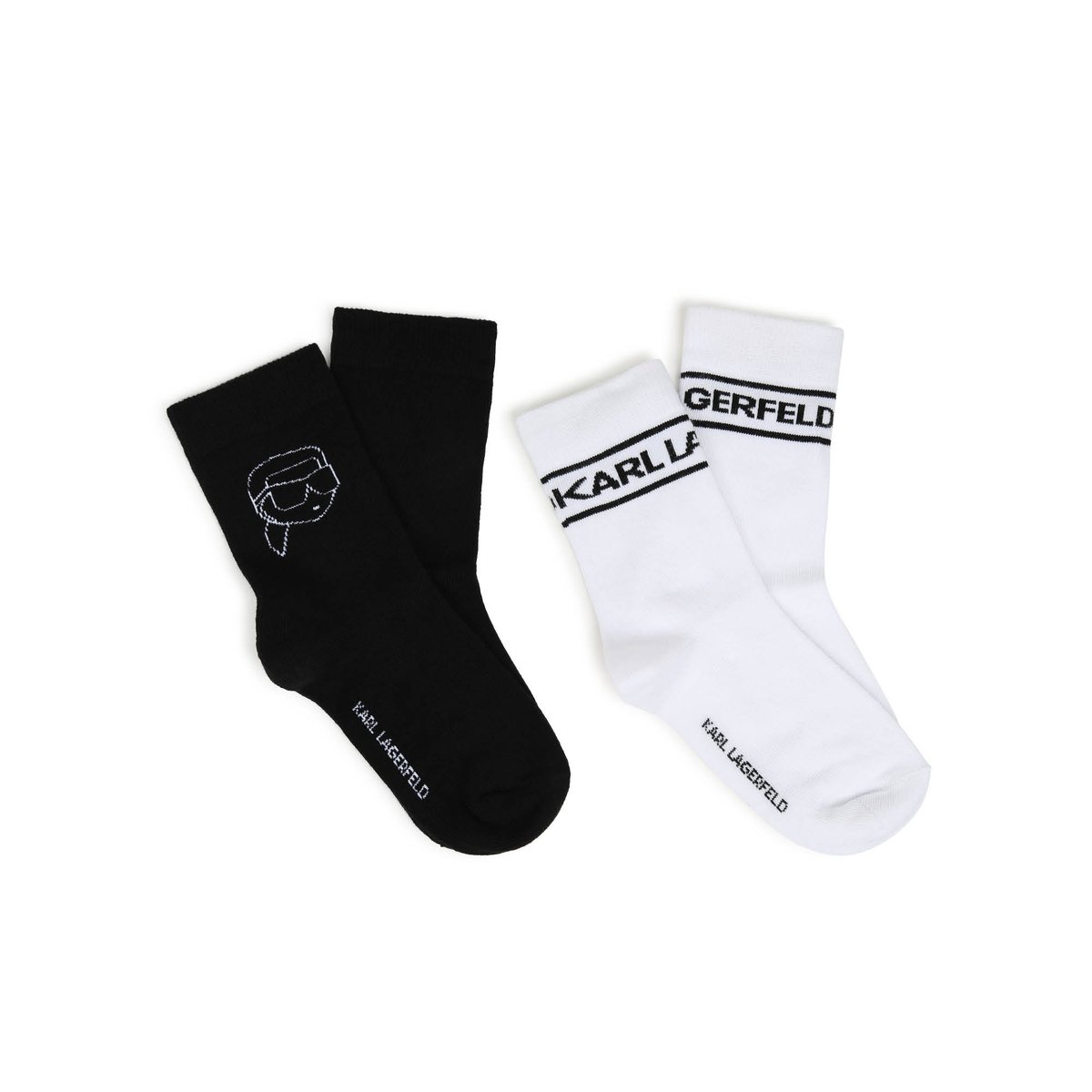 Lot de chaussettes blanc, KARL LAGERFELD KIDS