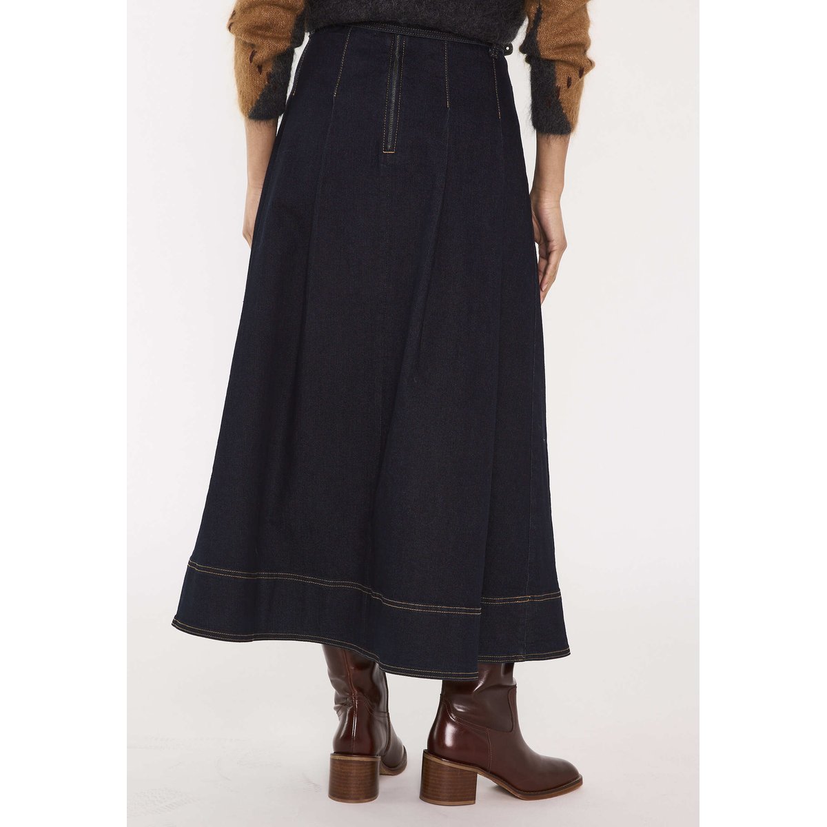 Jupe en jean VICK rinse, Maison 123