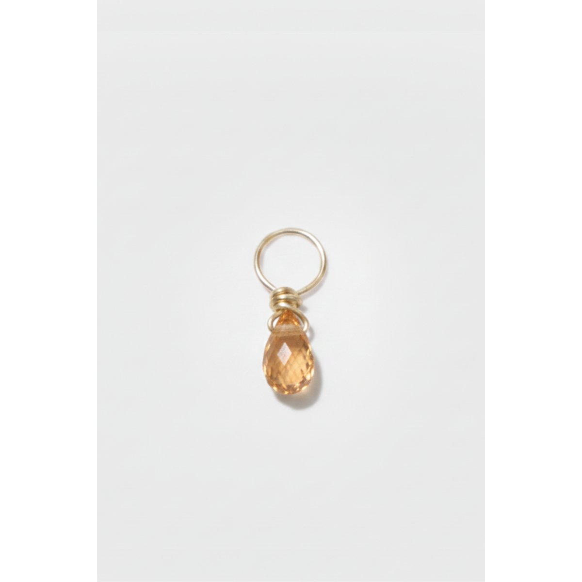 Pendentif Mia - Or 750‰ - Saphir orange saphir orange, YAY PARIS